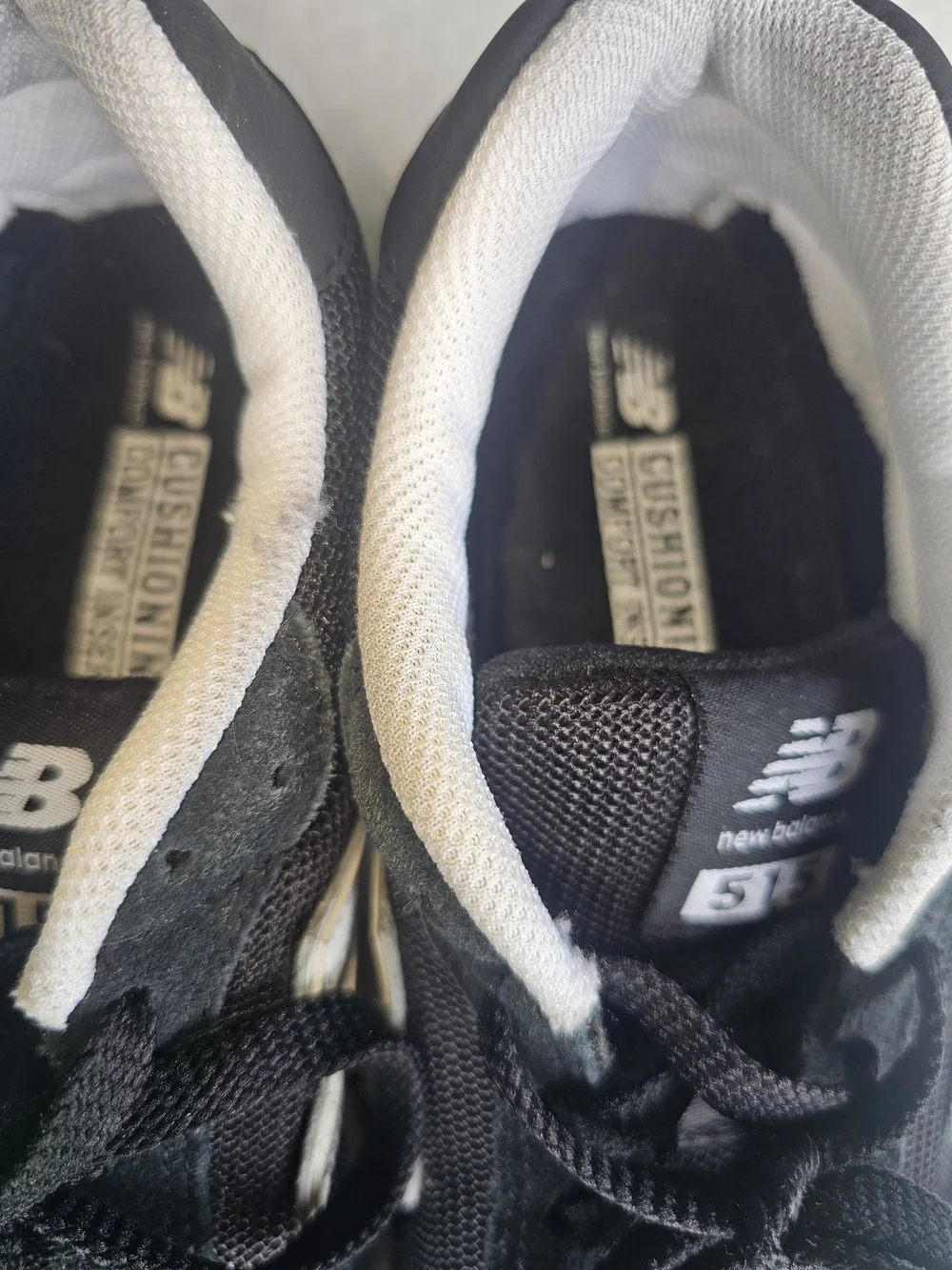 New Balance Women's Black and White 515 Athletic Sneakers